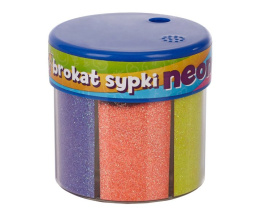 Brokat Sypki 6x50 g. Neon Żółty, Zielony, Niebieski, Pomarańczowy, Różowy, Fioletowy ASTRA