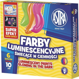 Farby Luminescencyjne 6 Kol. 10 ml. ASTRA