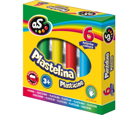 Plastelina AS 6 kol. ASTRA Plastelina AS 6 kol. ASTRA