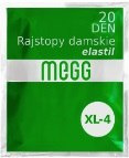 Rajstopy Damskie Elastil 20 Den. w Woreczku 4 - XL MEGG Rajstopy Damskie Elastil 20 Den. w Woreczku 4 - XL MEGG