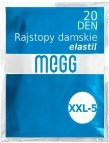 Rajstopy Damskie Elastil 20 Den. w Woreczku 5 - XXL MEGG