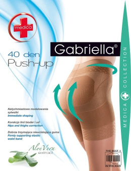 Rajstopy Medica Push-Up 40 den. roz. 2-4 Code 128 GABRIELLA