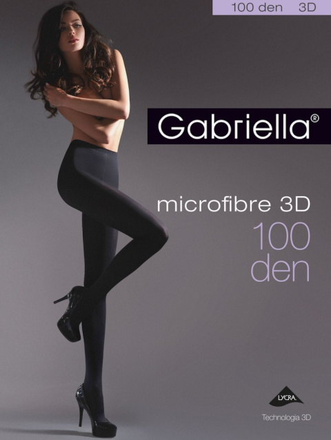 Rajstopy Microfibre MF 100 den. 3D roz. 2-4 Code 119 GABRIELLA