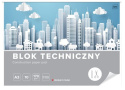 BLOK TECHNICZNY A3 10 KARTEK BIAŁY , INTERDRUK