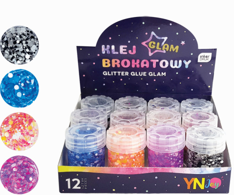 KLEJ BROKATOWY DEKORACYJNY 20 g. GLAM , INTERDRUK KLEJ BROKATOWY DEKORACYJNY 20 g. GLAM , INTERDRUK