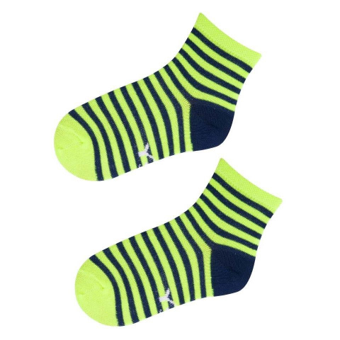Skarpety Dziewczęce w Paski Fluo roz. EUR 31/33 SK-35 Skarpety Dziewczęce w Paski Fluo roz. EUR 31/33 SK-35