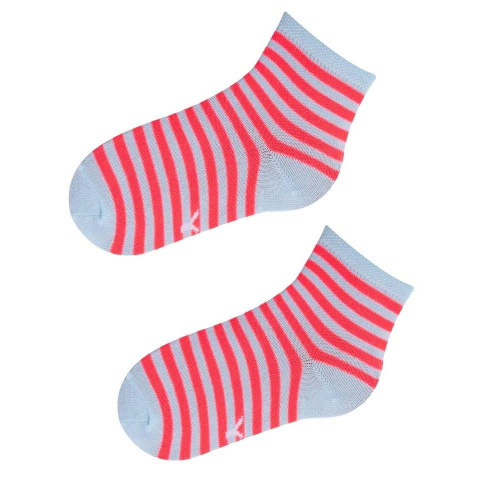 Skarpety Dziewczęce w Paski Fluo roz. EUR 31/33 SK-35 Skarpety Dziewczęce w Paski Fluo roz. EUR 31/33 SK-35