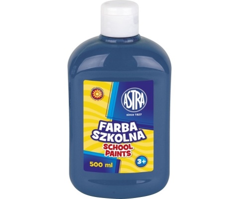 ASTRA-240104 FARBA SZKOLNA 500ml. CIEMNY NIEBIESKI