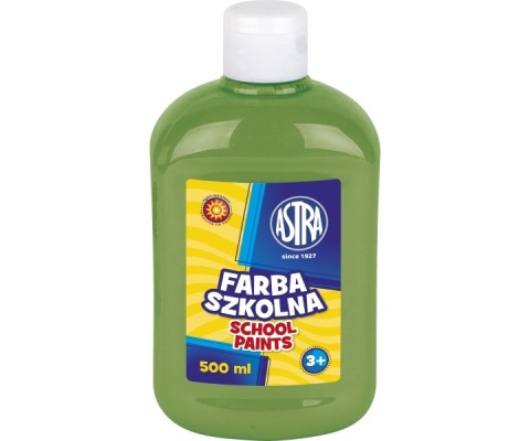 ASTRA-240111 FARBA SZKOLNA 500ml. ZIELONA JASNA