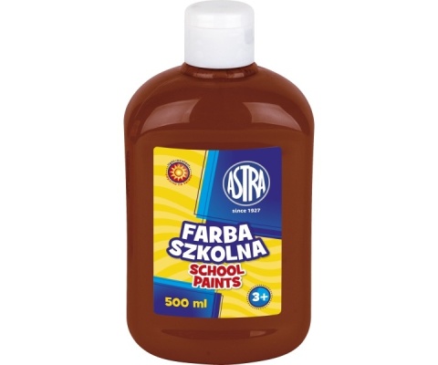 ASTRA-240135 FARBA SZKOLNA 500ml. BRĄZOWA