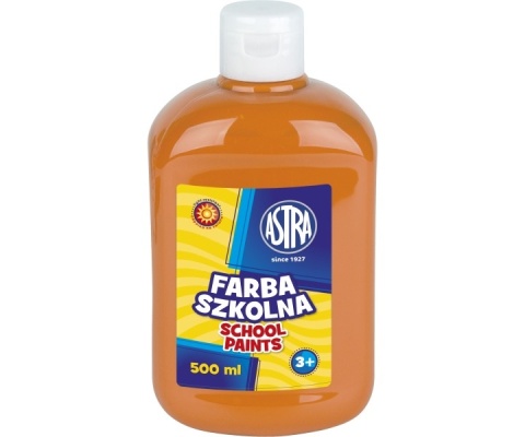 ASTRA-240227 FARBA SZKOLNA 500ml. POMARAŃCZOWA