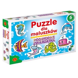 -005363 PUZZLE DLA MALUSZKÓW - PODWODNE ZWIERZĘTA