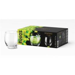 802268 BOHEMIA PRESTIGE RODOS SZKLANKA 380ml.6szt.