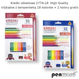 PH-6874 KREDKI OŁÓW.HIGH QALITY TRÓJ.Z TEM.18kol+2