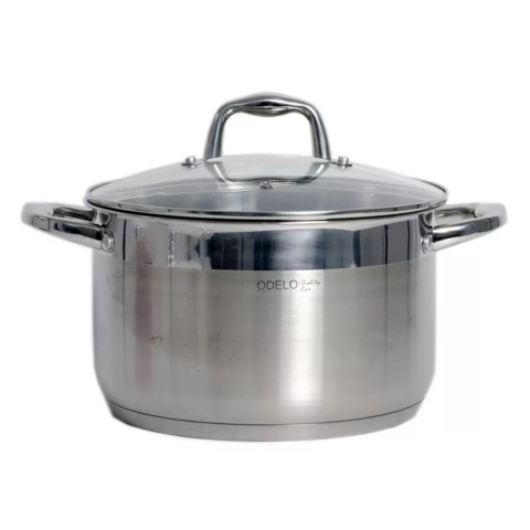 147651 GARNEK STALOWY 28x16 cm.9,8 L. VELIO