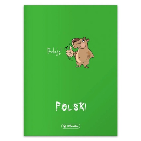 HERLITZ-500004 ZESZYT A5 60 L ECO PP J.POLSKI FSC