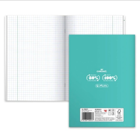 HERLITZ-500073 ZESZYT A5 60 KR ECO PP - CHEMIA
