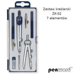 PH-4689 ZESTAW KREŚLARSKI ZK-02 7 ELEMENTÓW
