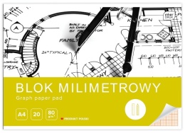 I.BLOK MILIMETROWY A4 20 KARTEK