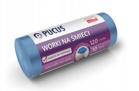 080388 WOREK NA ŚMIECI 120 L. LDPE a'10