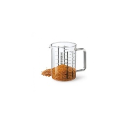 327728 DZBANEK ŻAROODPORNY Z MIARKĄ 1000 ml. 3843