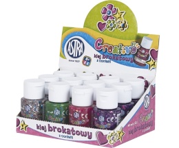 ASTRA-132300 KLEJ BROKATOWY CONFETTI 40 ml. a'12