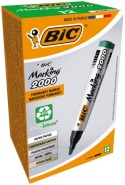 BIC-MARKER PERMANENTNY ECO OKRĄGŁY ZIELONY a'12