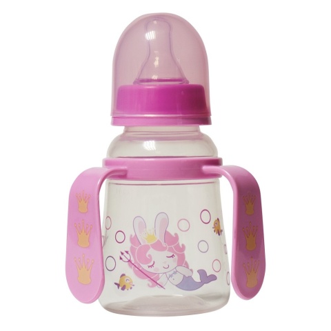 D.B 151 BUTELKA PLAST. 125 ml. z dekoracją B151