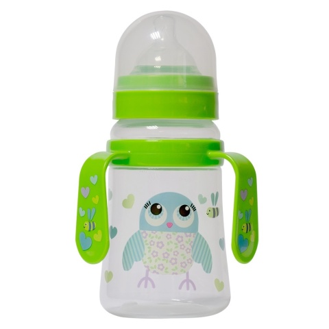 D.B 421 BUTELKA PLAST. 250 ml. z dekoracją B421