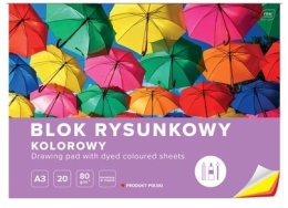 I.BLOK RYSUNKOWY A3 20 KARTEK KOLOR