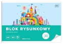 I.BLOK RYSUNKOWY A4 20 KARTEK BIAŁY