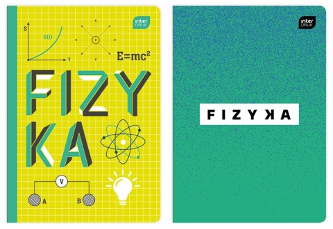 I.ZESZYT A5 60 KARTEK # FIZYKA 70 g.