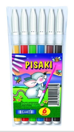 KAMET-PISAKI 6 KOLORÓW