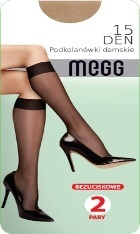 MEGG-PODKOLANÓWKI LYCRA 15 den. BEZUCISKOWE NP a'2