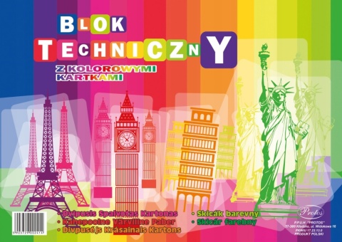PR-BLOK TECHNICZNY A-4 BIAŁY