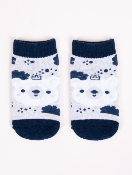 SC-SKF-BABY SKARPETY FROTTE WZORZYSTE BOY 3-6 m