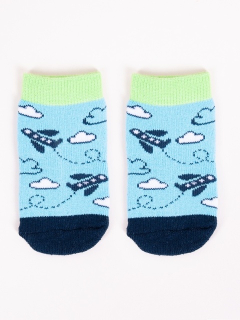 SC-SKF-BABY SKARPETY FROTTE WZORZYSTE BOY 3-6 m