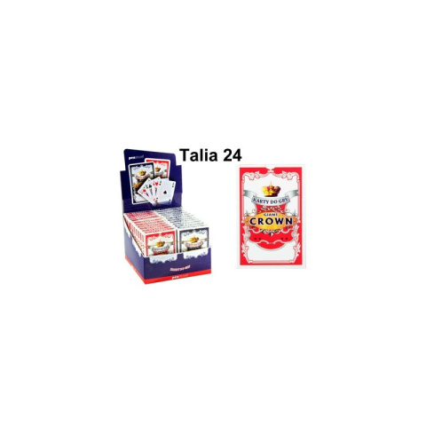 KARTY DO GRY CROWN TALIA 24 KARTY 706/2 KARTY DO GRY CROWN TALIA 24 KARTY 706/2