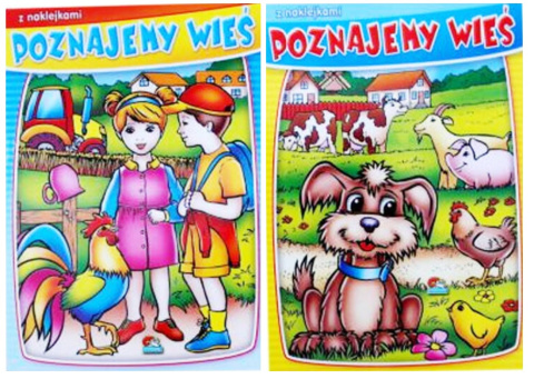 KOLOROWANKA KSIĄŻECZKA POZNAJEMY WIEŚ 28x20 cm. 16 STRON , KRZESIEK KOLOROWANKA KSIĄŻECZKA POZNAJEMY WIEŚ 28x20 cm. 16 STRON , KRZESIEK