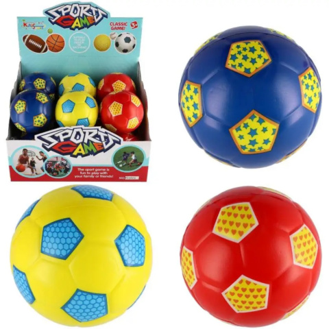 PIŁKA NOŻNA PINAKOWA MIX WZORÓW 11 cm. PIŁKA NOŻNA PINAKOWA MIX WZORÓW 11 cm.