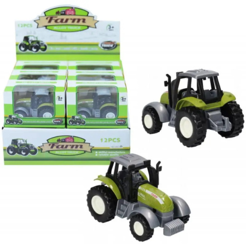 TRAKTOR METALOWY PULL BACK 12x8x6 cm. TRAKTOR METALOWY PULL BACK 12x8x6 cm.