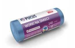 057712 LDPE - NEW - WOREK NA ŚMIECI 240 L.10szt.