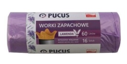 057743 WOREK ZAPACH. LDPE NA ŚMIECI 60L. 16szt.