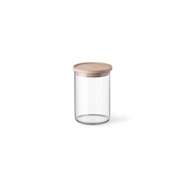 205408 POJEMNIK 800 ml. Z POKRY. DREWNIANĄ 5152/LW