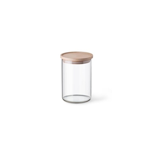 205408 POJEMNIK 800 ml. Z POKRY. DREWNIANĄ 5152/LW