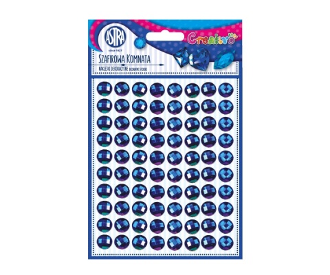ASTRA-111100 NAKLEJKI NIEBIESKIE SZAFIROWA KOMNATA