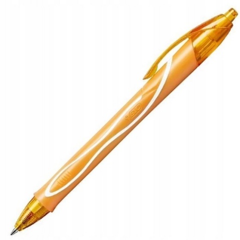 BIC-DŁUGOPIS GEL QUICK JASNY POMARAŃCZ a'48