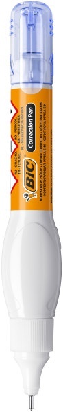 BIC-KOREKTOR W PISAKU 7 ml. METALOWA KOŃCÓWKA