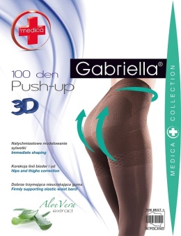 G-RAJSTOPY MEDICA PUSH-UP 100 den. 2 NERO CODE 171