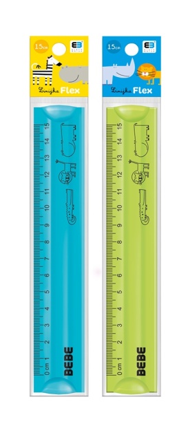 I.LINIJKA FLEXI 15 cm. BB KIDS